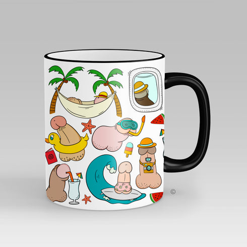 Summer Willy Personalised Mug