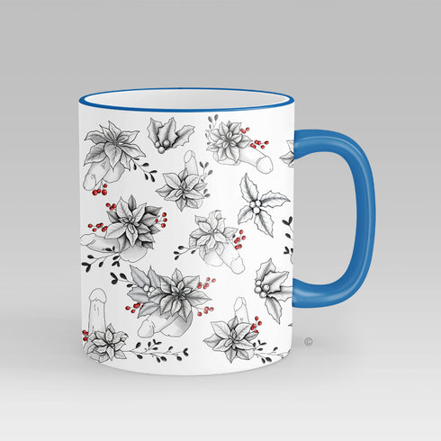 Festvie Floral Willies Mug