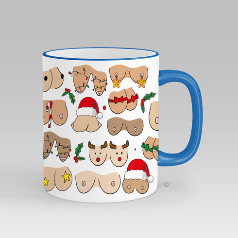 Boobs Christmas Mug