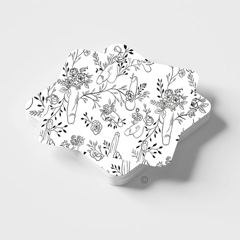 Floral Willy Coaster