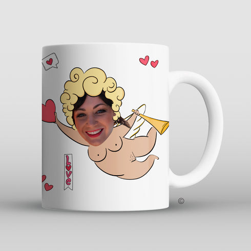 Personalised Cupid Angel Mug