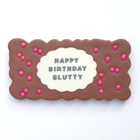 Happy Birthday Slutty Chocolate