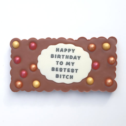 Happy Birthday Bestie Chocolate Bar