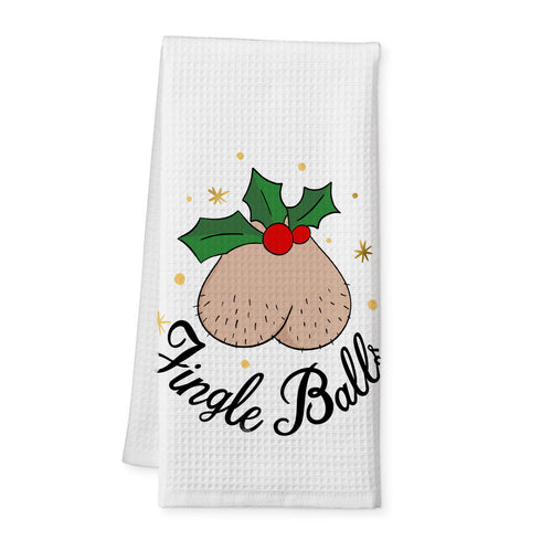Jingle Balls Tea Towel