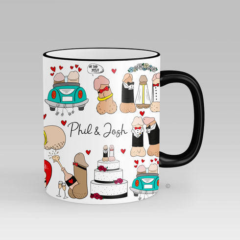 Mr & Mr Personalised Mug