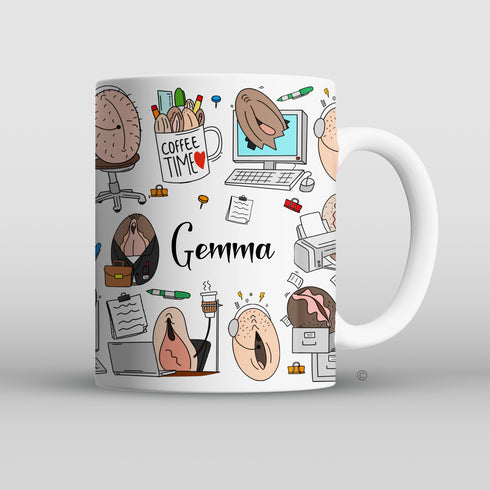 Personalised Office Diva Mug