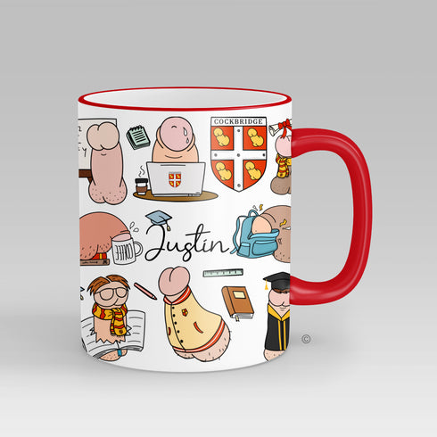 Personalised Uni Studs Mug