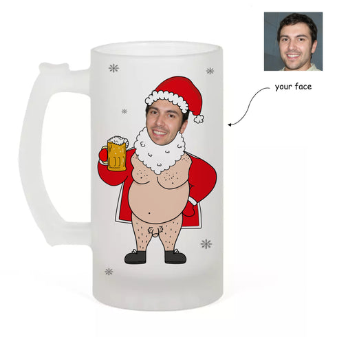 Personalised Face Beer Glass