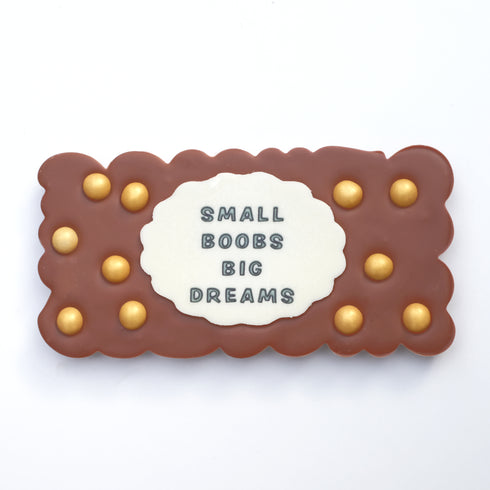 "Small Boobs Big Dreams" Chocolate Bar