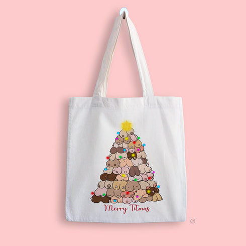 Titmas Tree Tote Bag