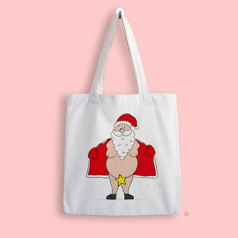 Santa Flash Tote Bag