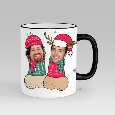 Personalised Willies Face Mug