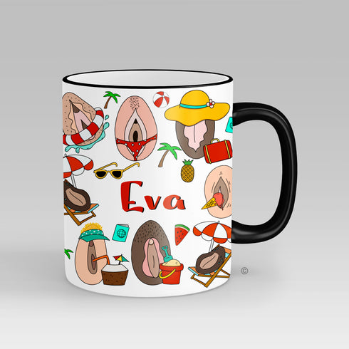 Beachy Beauties Personalised Mug