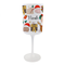 Personalised Mistletoe Cheeks Wine Glass