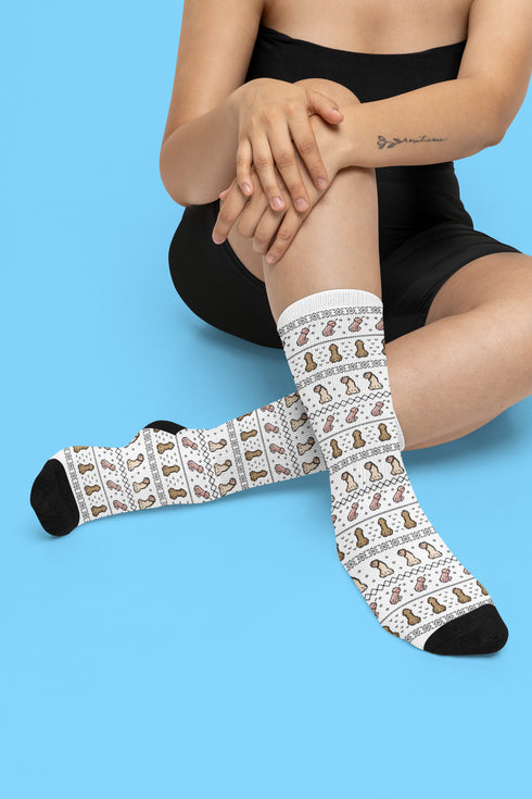 Festive Pecker Socks