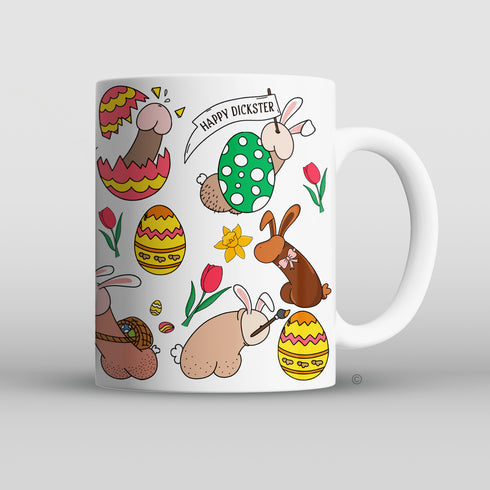 Personalised Easter Willies Mug