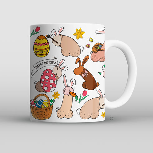 Personalised Easter Willies Mug