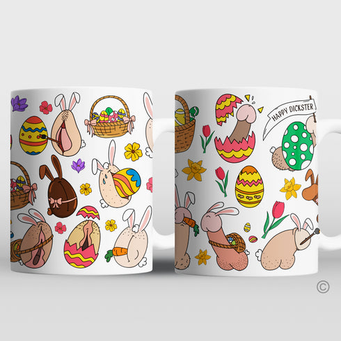 Personalised Easter Willies Mug