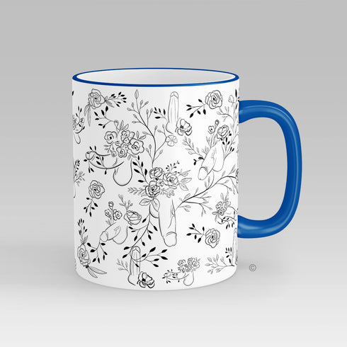 Floral Willy Mug