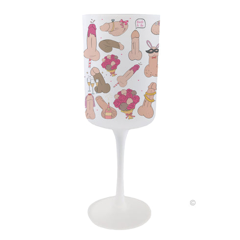 Personalised Hen Do Wine Glass