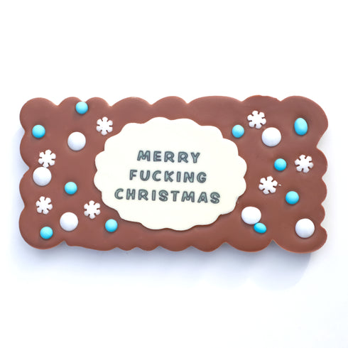 Merry Fucking Christmas Chocolate