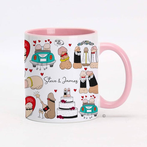 Mr & Mr Personalised Mug