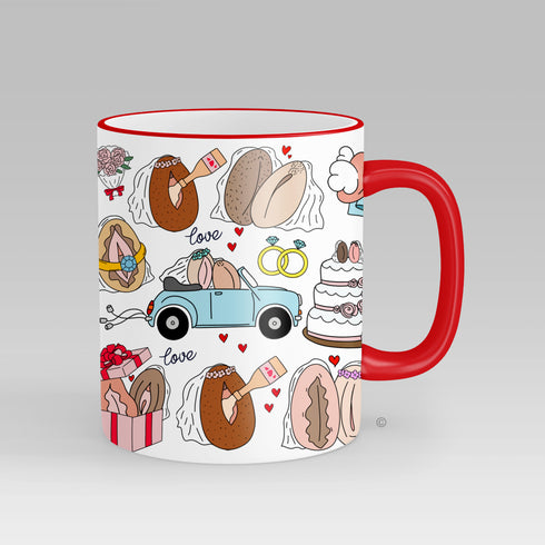 Personalised Mrs & Mrs Mug