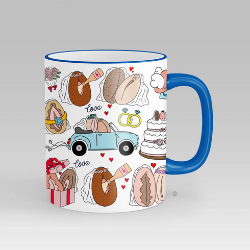 Personalised Mrs & Mrs Mug