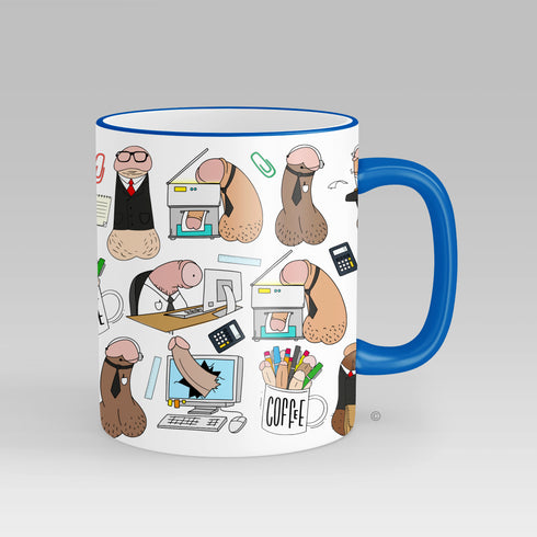 Personalised Office Willy Mug