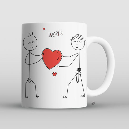 Personalised One Line Gay Mug
