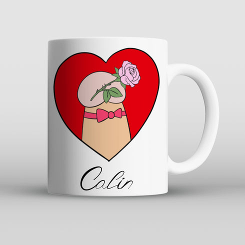 Personalised Love Willy Mug