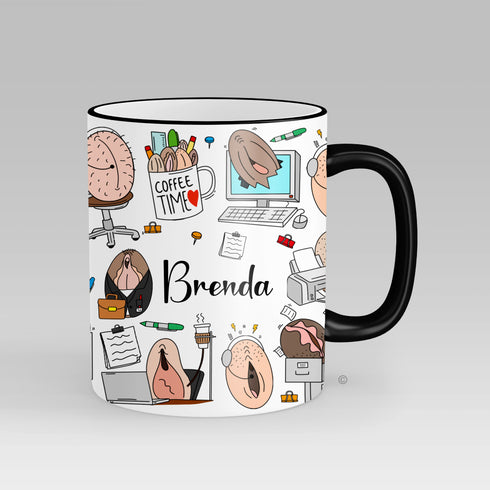 Personalised Office Diva Mug