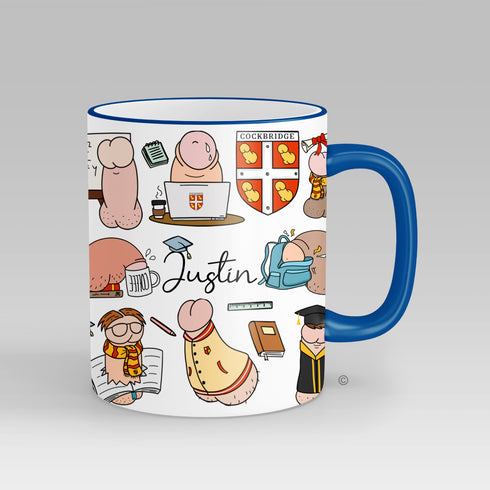 Personalised Uni Studs Mug