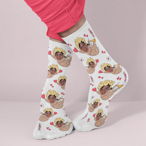 Amorette Personalised Face Socks