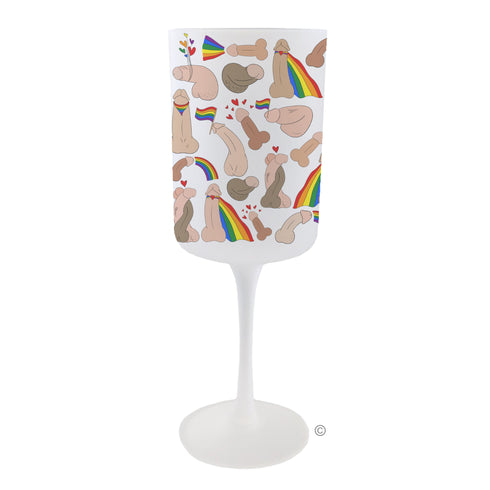 Pride Wine Glass