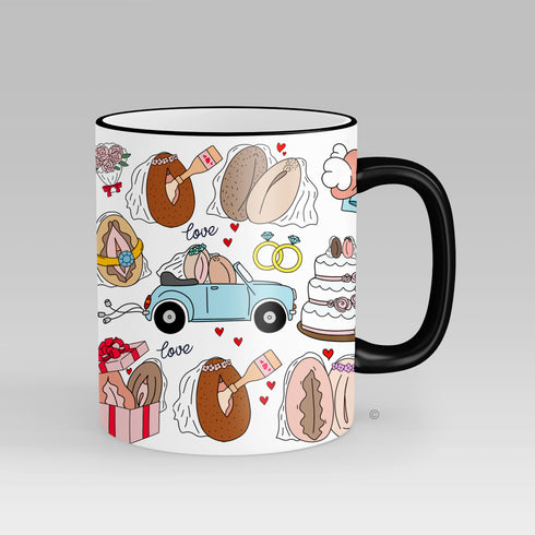 Personalised Mrs & Mrs Mug