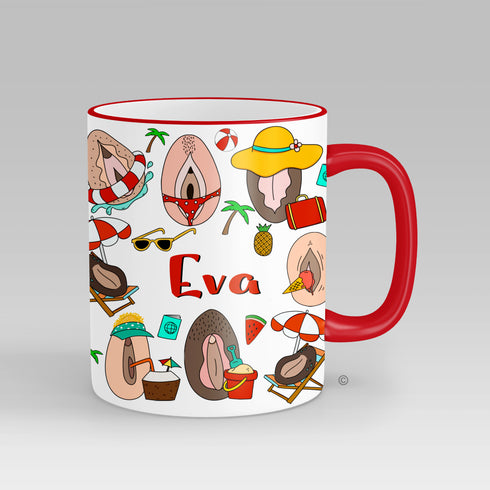 Beachy Beauties Personalised Mug