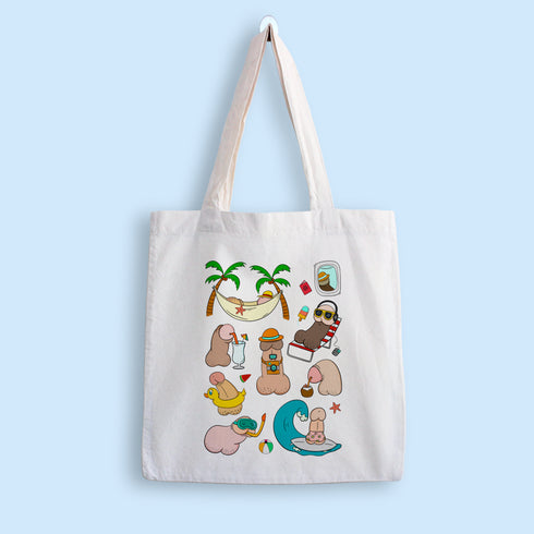 Summer Willies Tote Bag