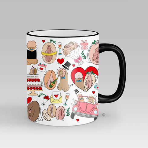Mr & Mrs Personalised Mug