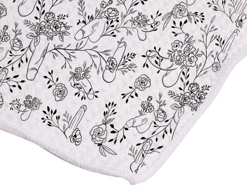 Willie Blooms Tea Towel