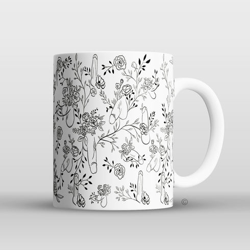 Floral Willy Mug