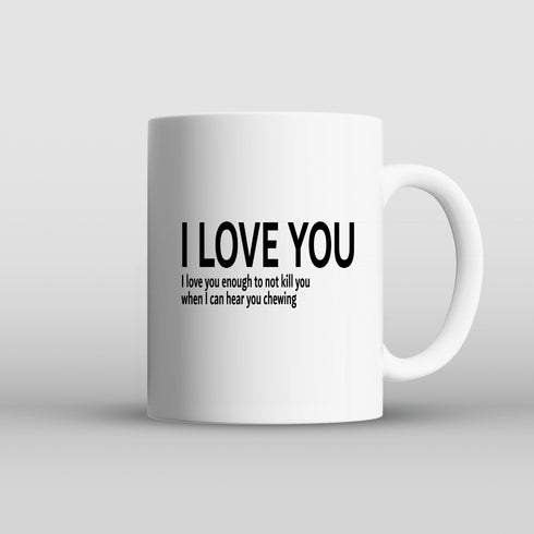 I Love You Personalised Mug