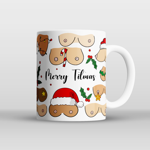 Boobs Christmas Mug