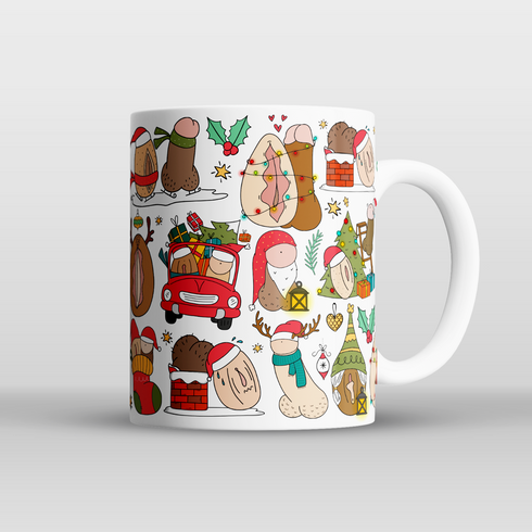 Personalised Couples Christmas Mug