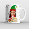 Personalised Elf Face Mug