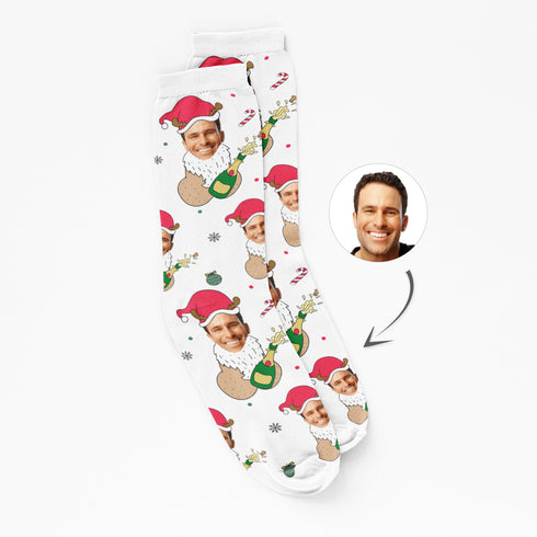 Personalised Gnome Face Socks