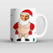 Personalised Santa Face Mug