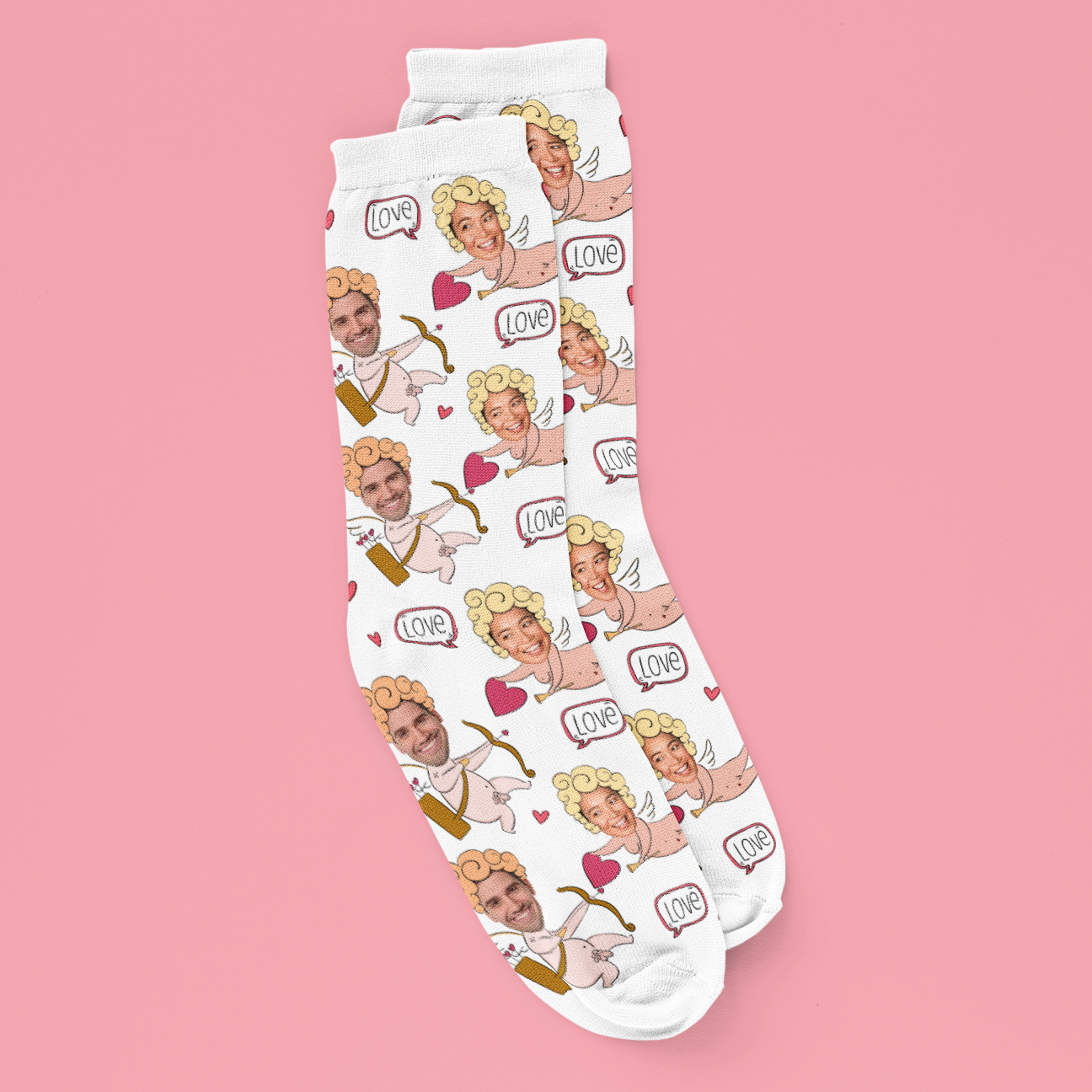 Personalised socks with photo – funny Valentine’s Day present