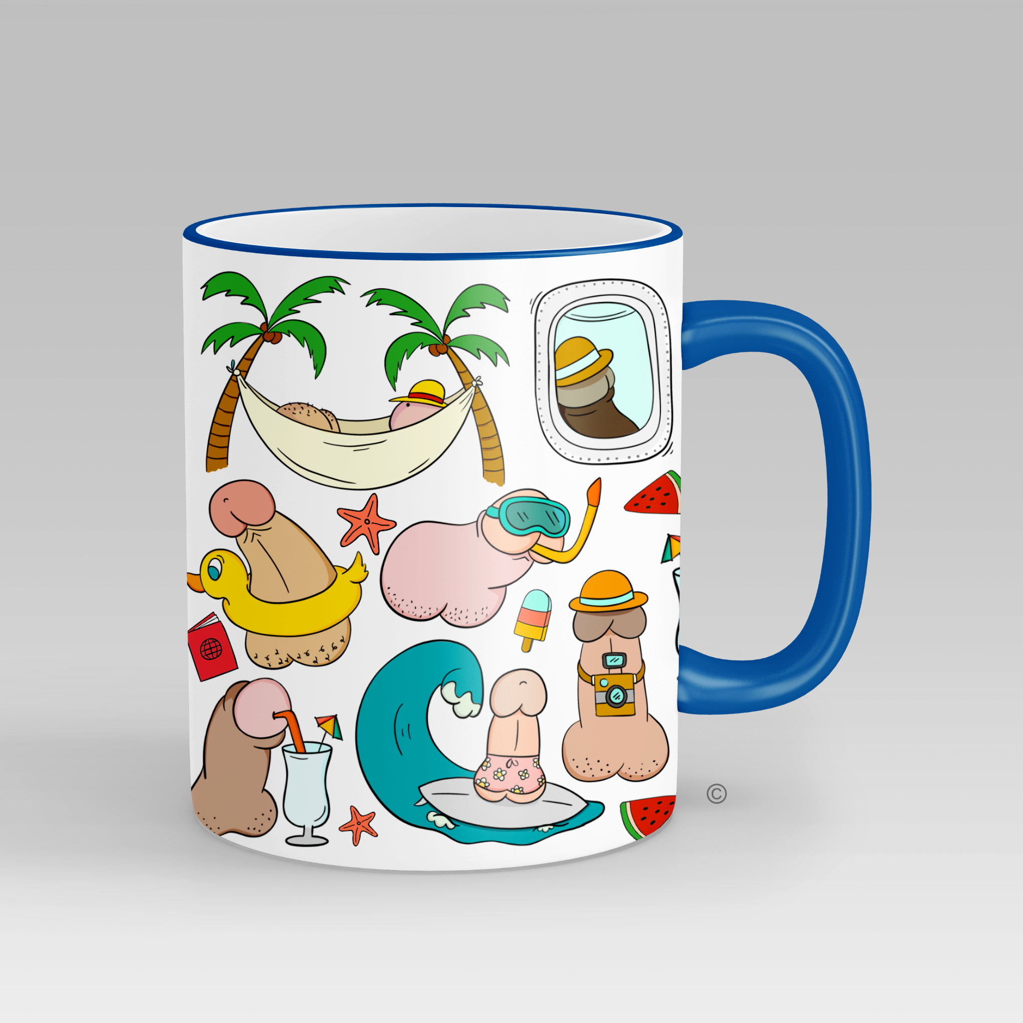 Summer Willy Personalised Mug