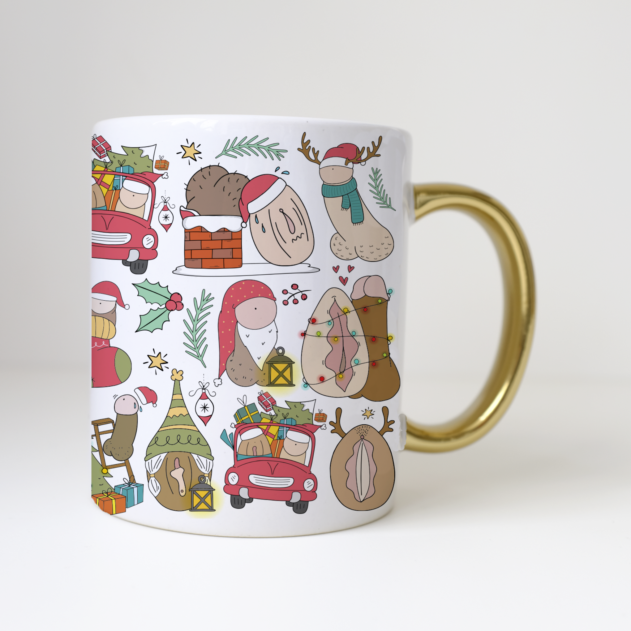 Personalised Couples Christmas Mug